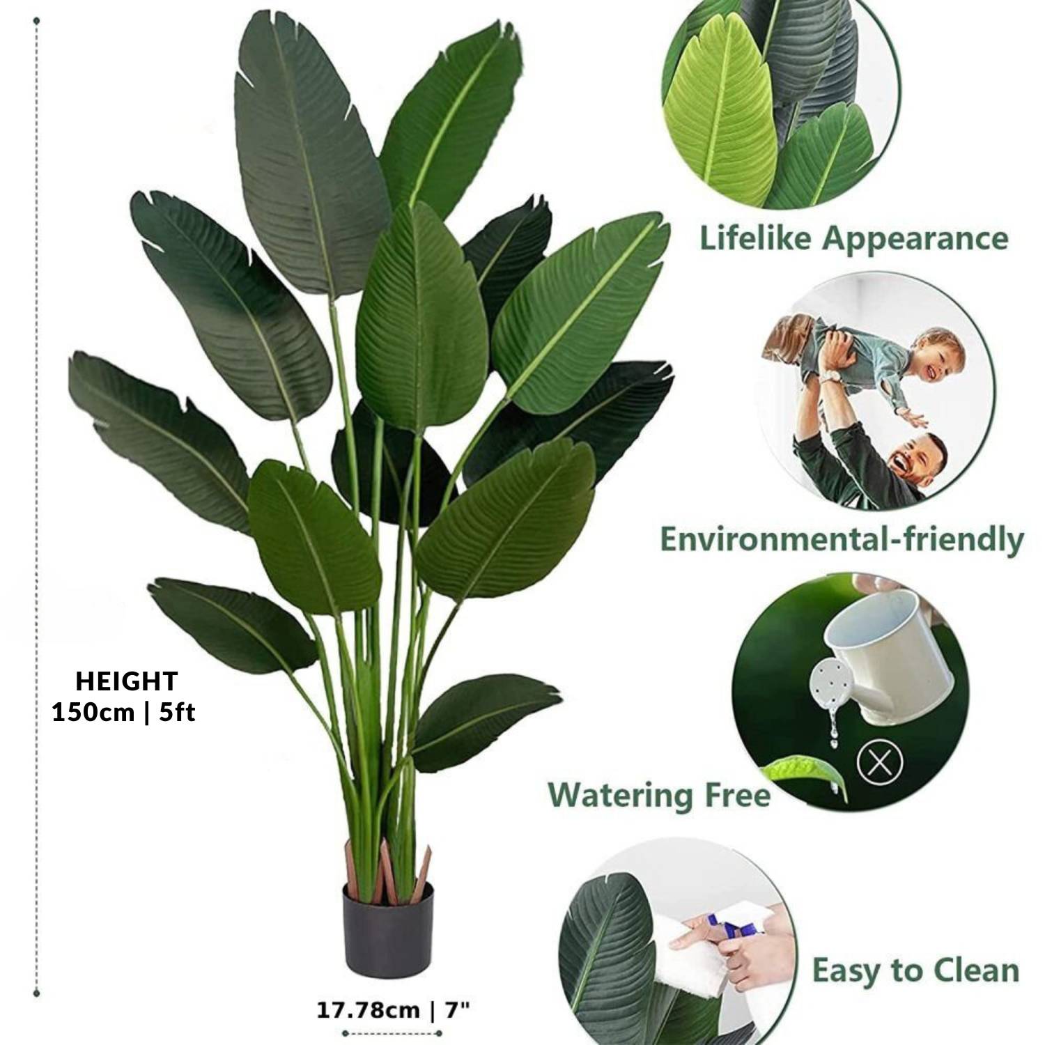 Artificial Tree Bird of Paradise