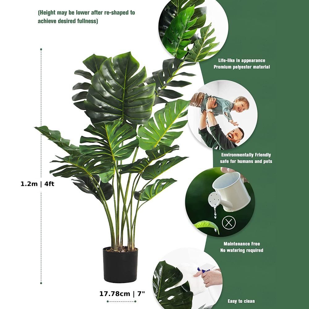 Artificial Monstera Plant
