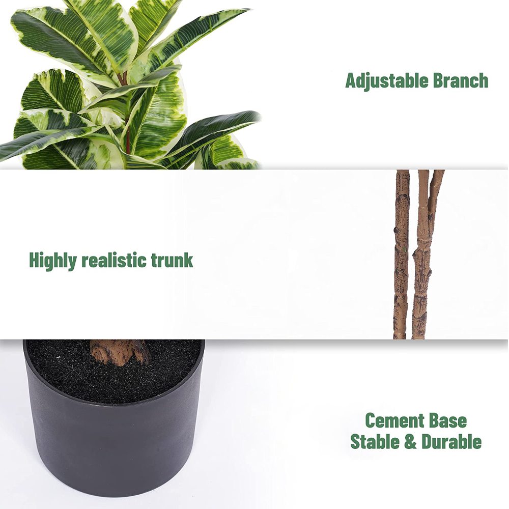 Artificial Rubber Tree Plant: image 2