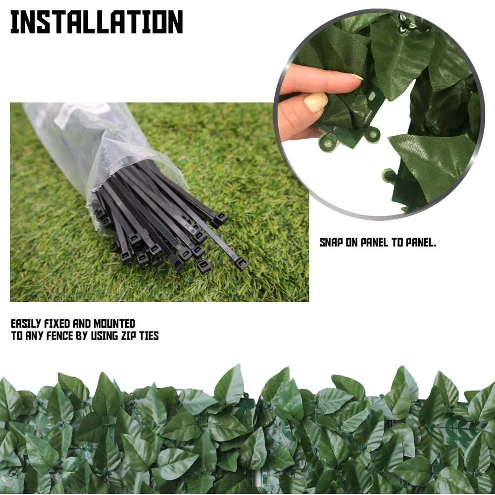Artificial Laurel Fence: image 7